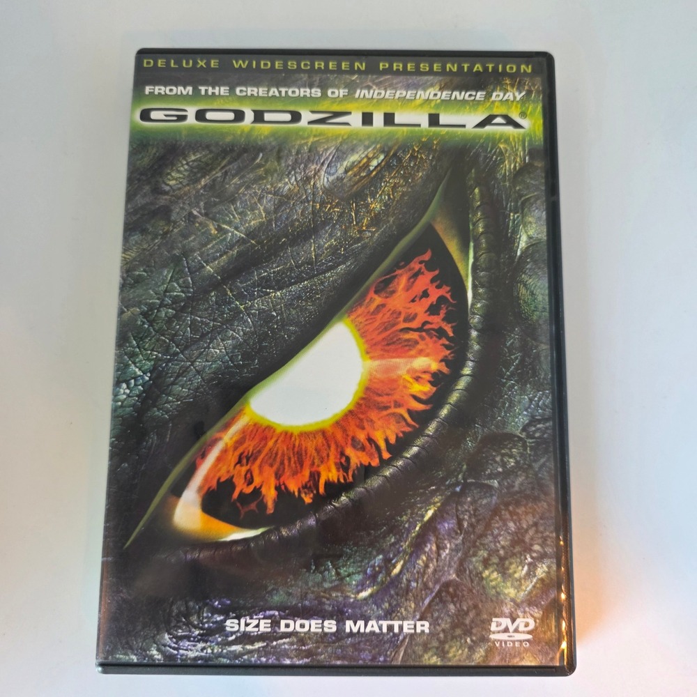 Godzilla DVD 1998 Deluxe Widescreen Presentation TriStar Pictures PG-13
